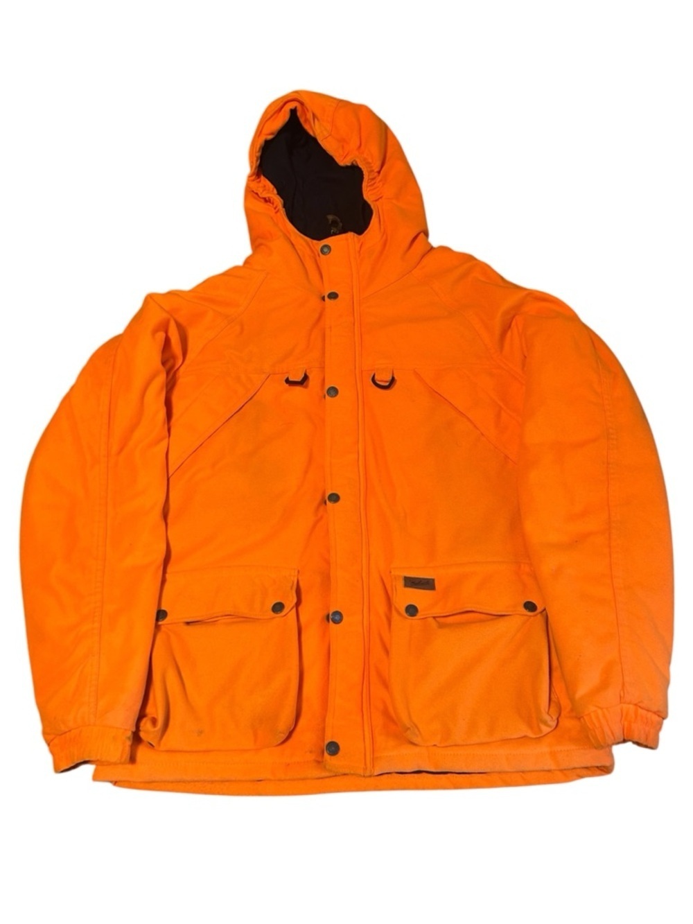 Woolrich Youth XL Blaze Orange Hooded Hunting Jacket Insulated Coat - Picture 1 of 16
